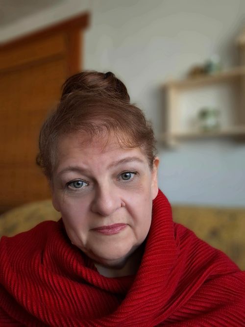 önarckép piros kicsi